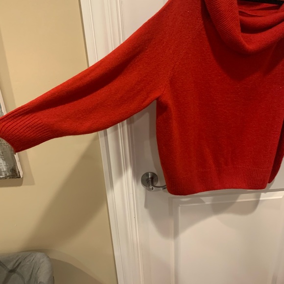 H&M Cowl Neck Red Sweater - Picture 2 of 4